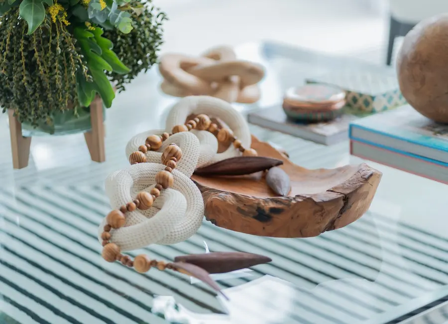 Détails de décoration intérieure soignée